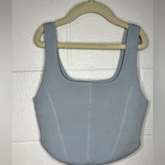 Babaton Tops - Aritzia Wilfred Natalie Top in Blue Buoy - Size S NWOT